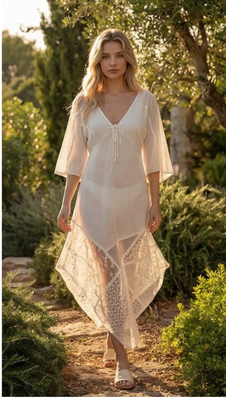 SOLENA LACE RESORT DRESS